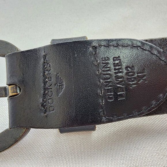 Dockers Black Leather Belt Size XL - Picture 4 of 4